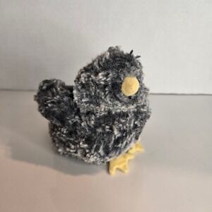 Douglas Cuddle Toys Black Multi Chick Plush Stuffed Animal #1515 Mini 4"